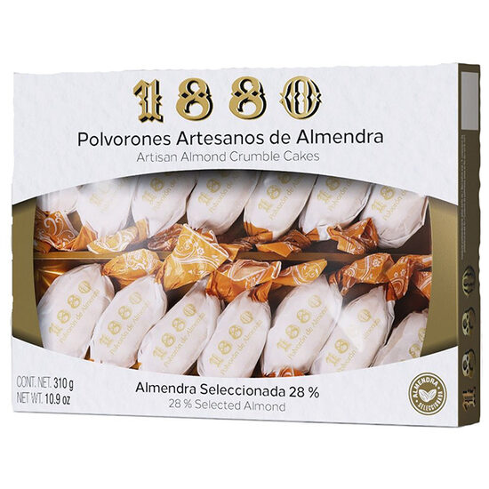 Polvorones artesanos de almendra 310g